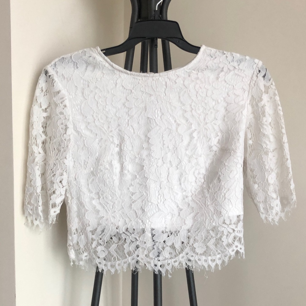 Lacy Crop Top